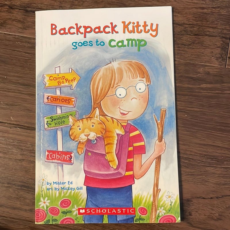 Backpack Kitty Goes to Camp