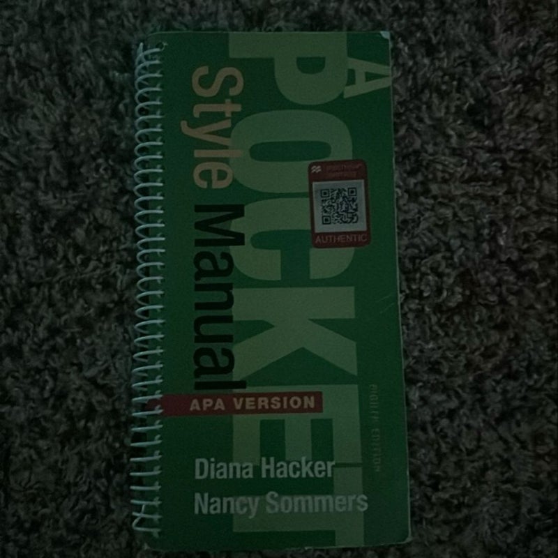 A Pocket Style Manual, APA Version