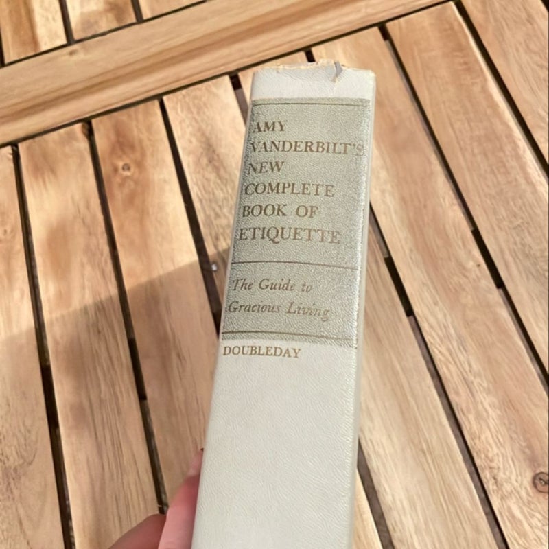 Amy Vanderbilt’s New Complete Book of Etiquette (1963)