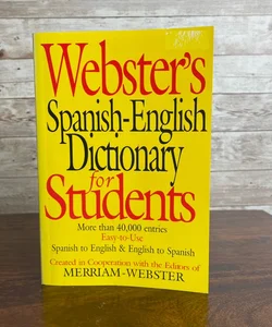 Webster's Spanish-English Dictionary for Students