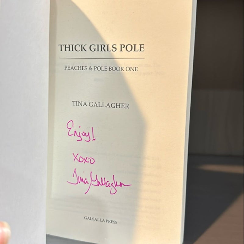 Hand-Signed, Original Cover Thick Girls Pole