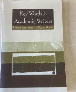 Key Words for Academic Writers
