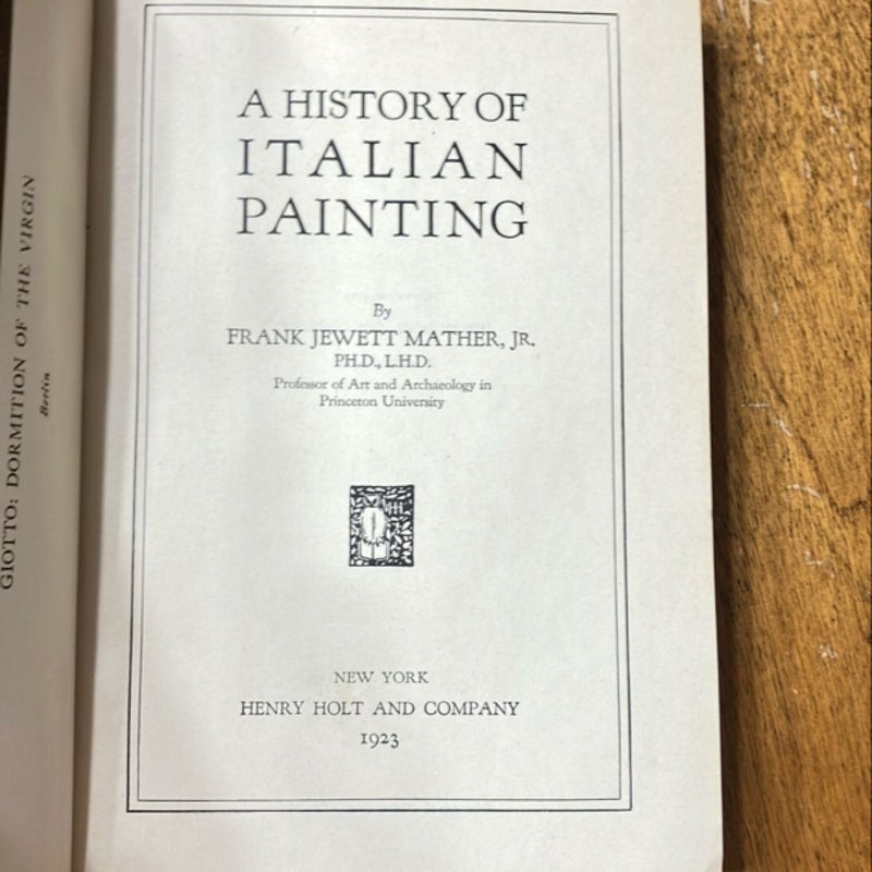 A History of Italian Painting (1923)