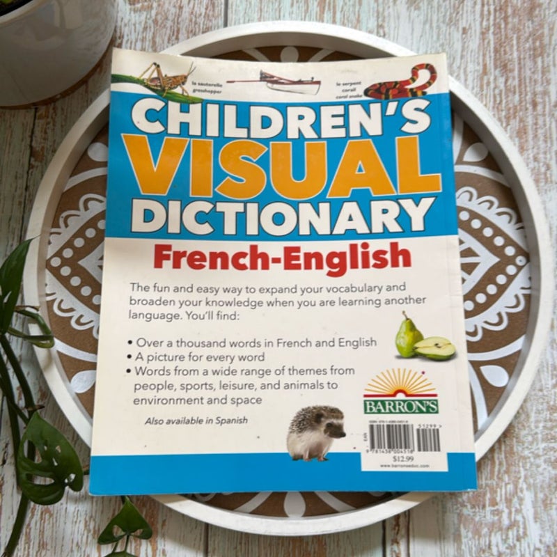 Children's Visual Dictionary: French-English