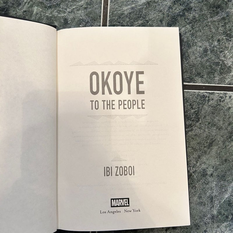 Okoye To The People