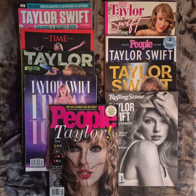 Lot of 9 Taylor Swift Magazines
