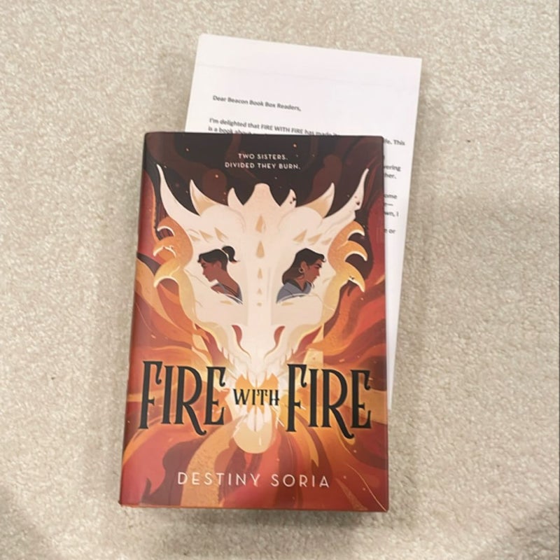 Fire with Fire (SIGNED WITH AUTHOR LETTER)