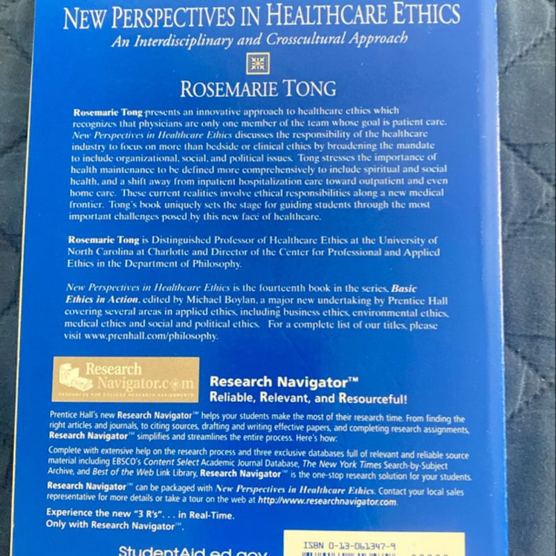 New Perspectives in Healthcare Ethics