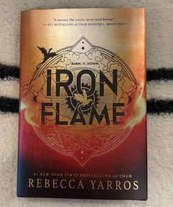 Iron Flame First Edition Sprayed Edges