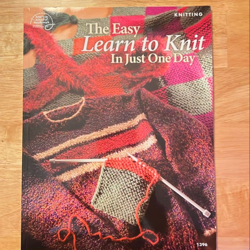 The Easy Learn to Knit in Just One Day