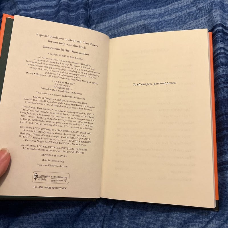 From Percy Jackson: Camp Half-Blood Confidential-An Official Rick Riordan  Companion Book: Your Real Guide to the Demigod Training Camp (Trials of