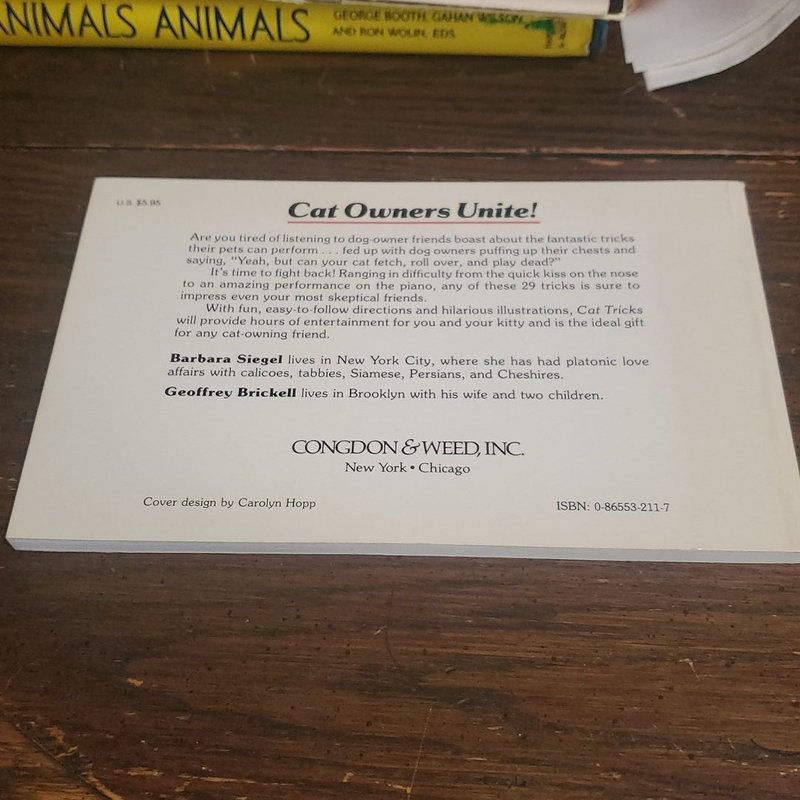 Cat Tricks By Barbara Siegel