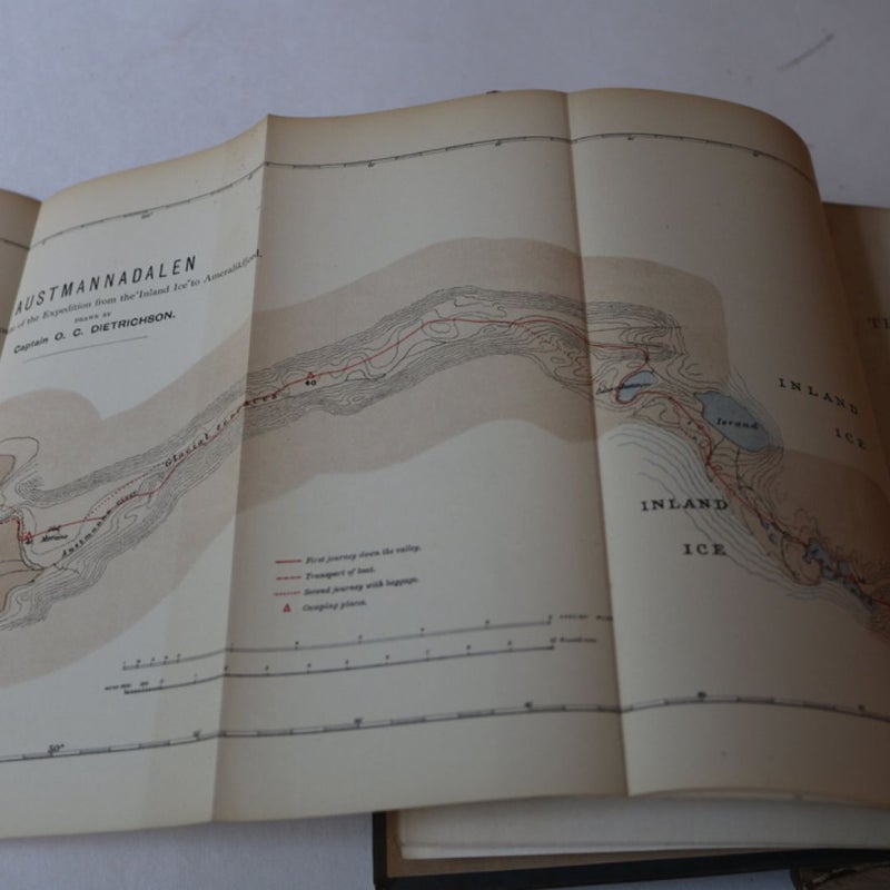 1st ed. 1890 The First Crossing of Greenland