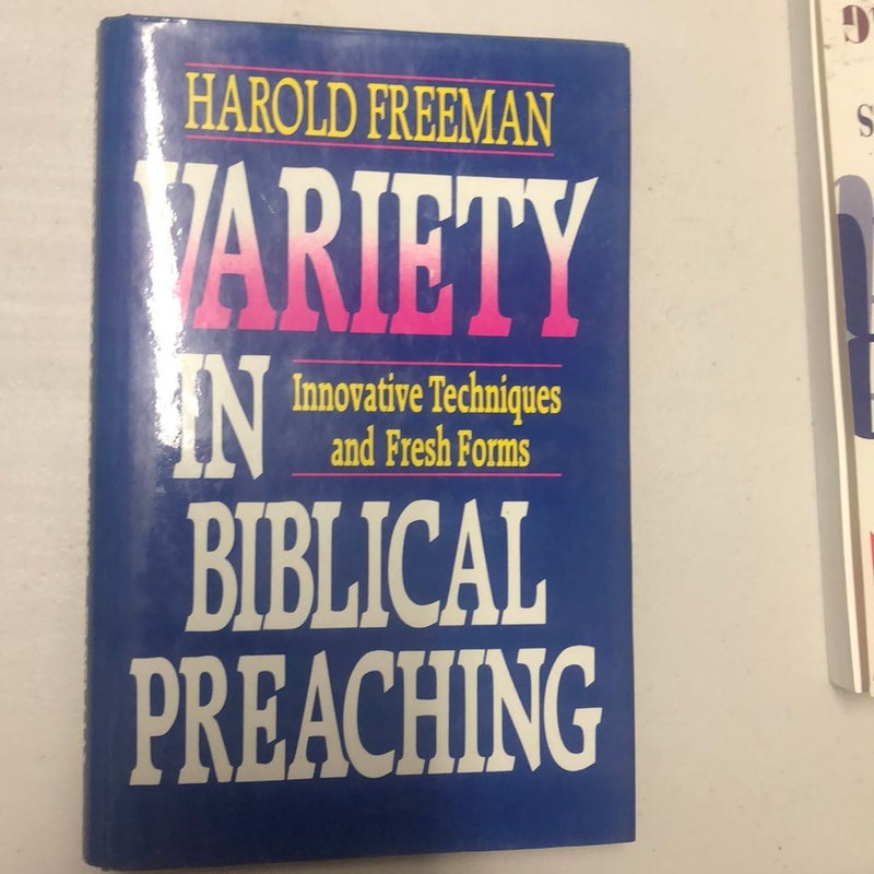 Variety in Biblical Preaching