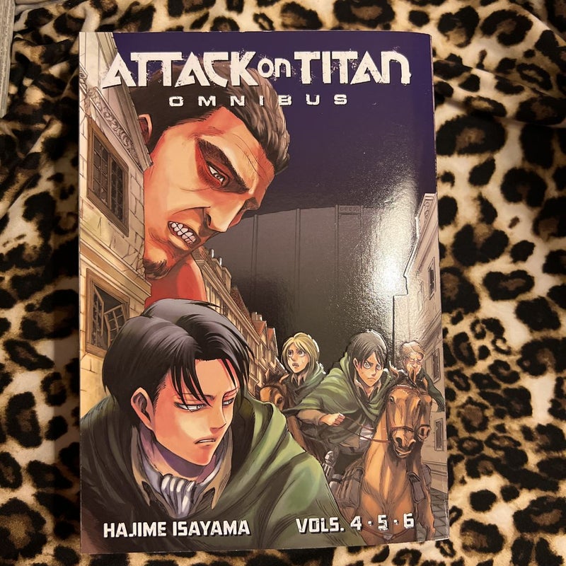 Attack on Titan Omnibus 2 (Vol. 4-6) by Hajime Isayama, Paperback