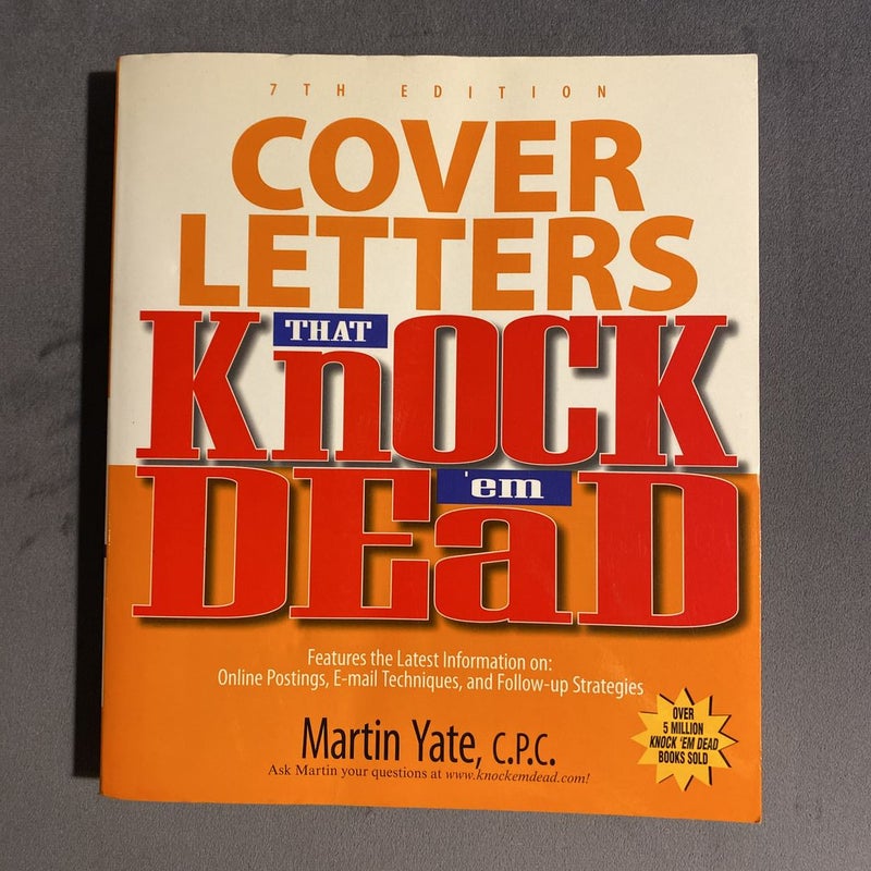 Knock 'em Dead Cover Letters