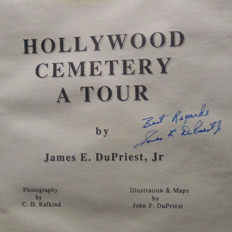 SIGNED! - Hollywood Cemetery 