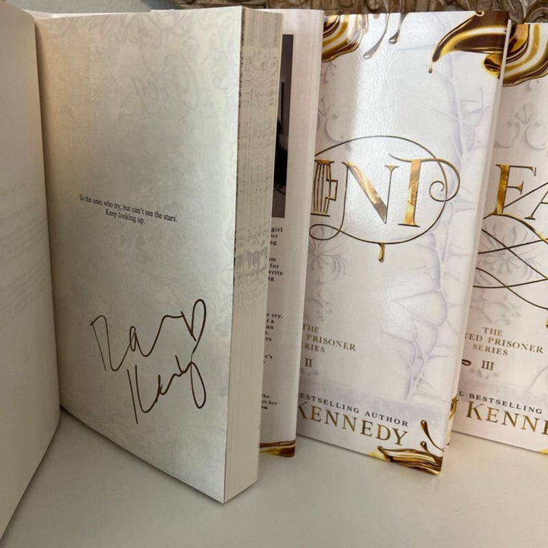 Gild, Glint, Gleam, Glow - The Plated Prisoner Series original hardbacks