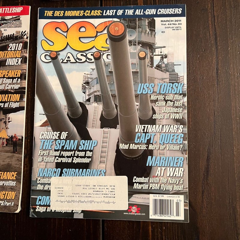 Sea Classic Magazines Set of 4