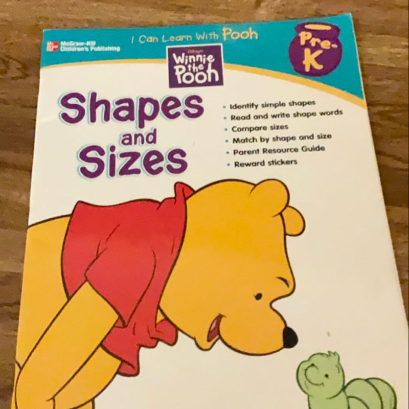 Shapes and Sizes Winnie The Pooh