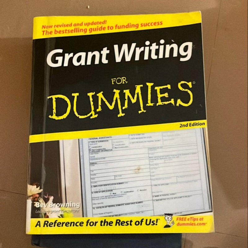Grant Writing for Dummies