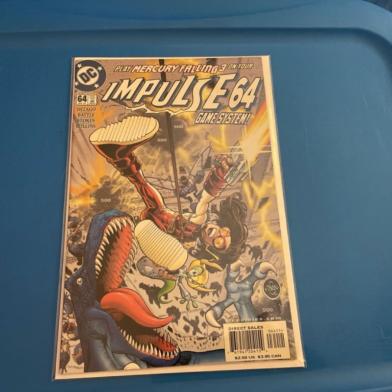 Impulse: “Mercury Falling” #62-66 (2000DC) 