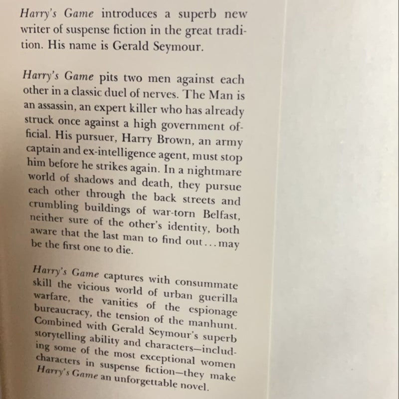 Harry's Game