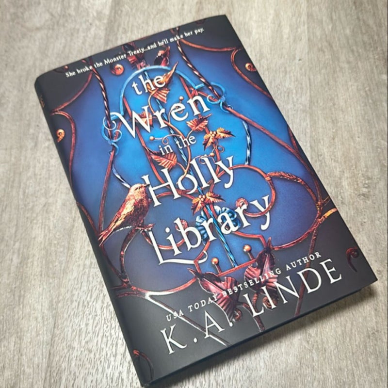 The Wren in the Holly Library (Deluxe Limited Edition) SIGNED Bookplate & Bookmark 