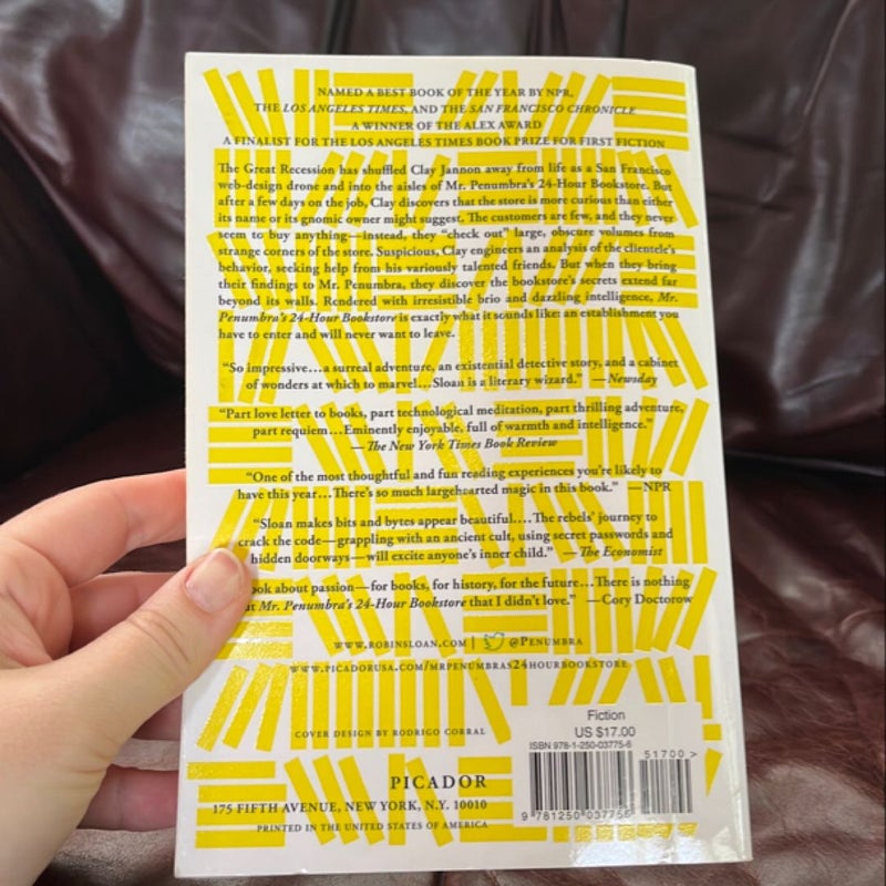 Mr. Penumbra's 24-Hour Bookstore