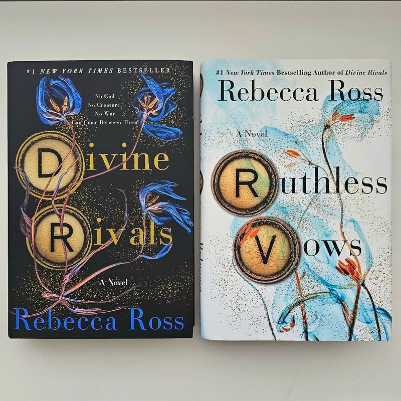 Divine Rivals & Ruthless Vows SIGNED by Rebecca Ross FIRST Editions 1st Print Letters of Enchantment