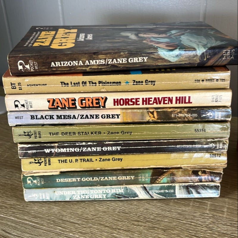Zane Grey 21 book bundle set 📚 