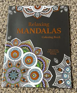 Relaxing Mandals Adult Coloring Book