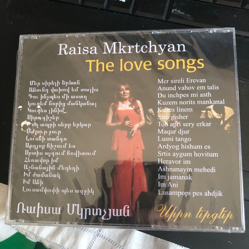 The love songs : Raisa Mkrtchyan - Armenian music CD