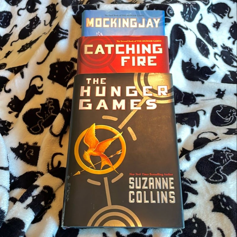 The Hunger Games/Catching Fire/Mockingjay (First Editions)