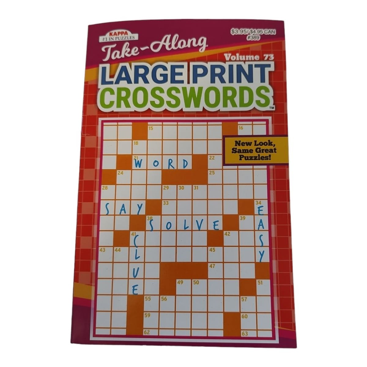 Kappa Take Along Volume 73 Large Print Crosswords Puzzle Book for Seniors Brain by Kappa Book ...