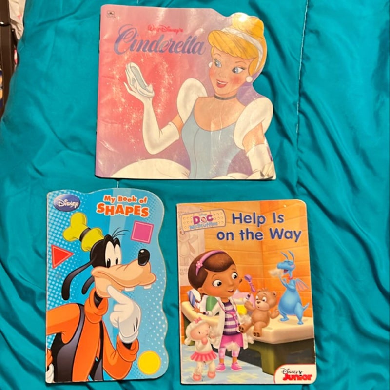 Cinderella Book of Shapes & Doc Mcstuffins