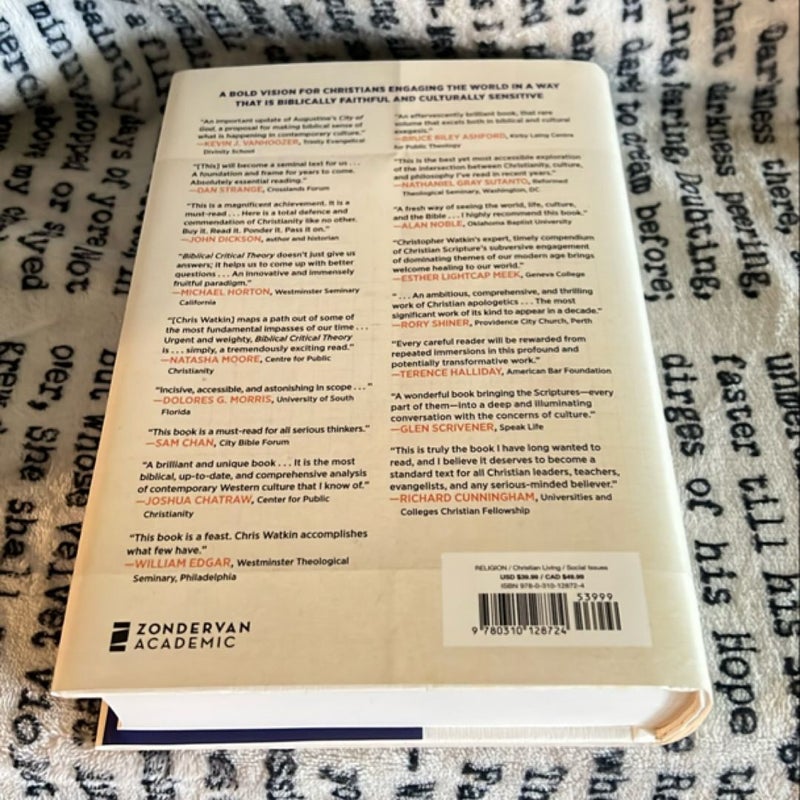 Biblical Critical Theory