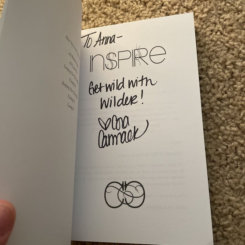 Inspire (original cover signed by the author)