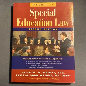 Wrightslaw; Special Education Law, 2nd Ed
