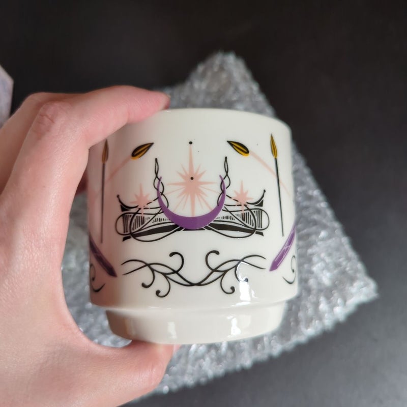 A Court of Thorns and Roses mug (Owlcrate)
