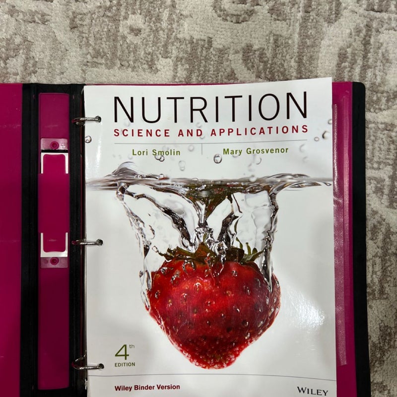 Nutrition, Binder Ready Version