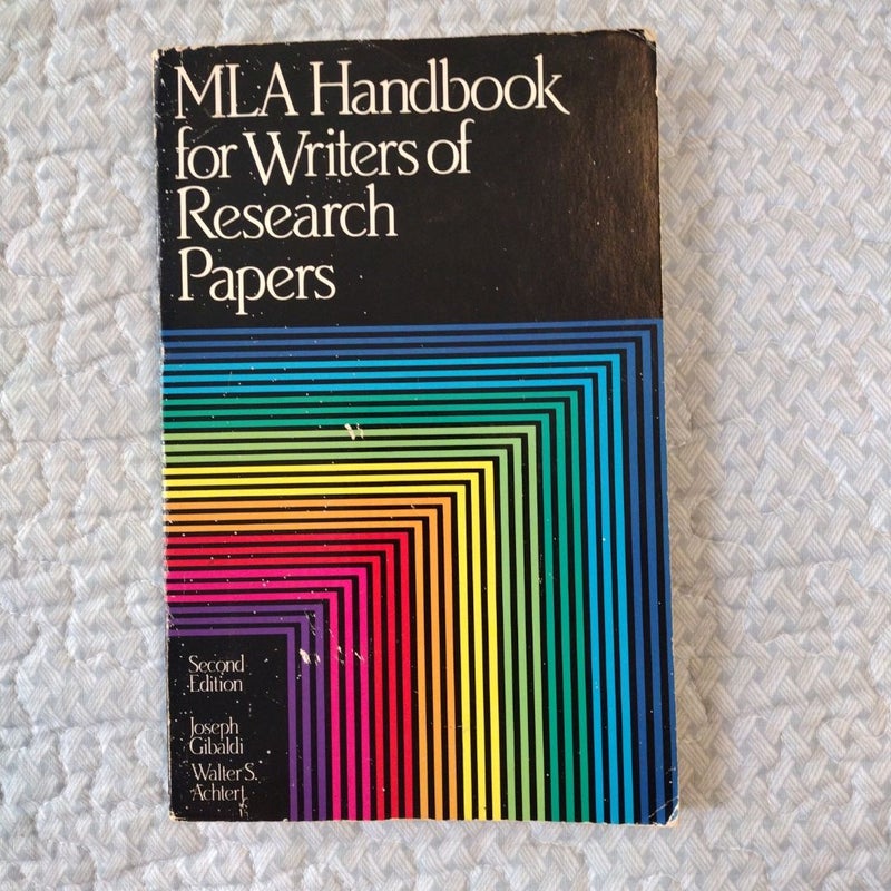 MLA Handbook for Writers of Research Papers