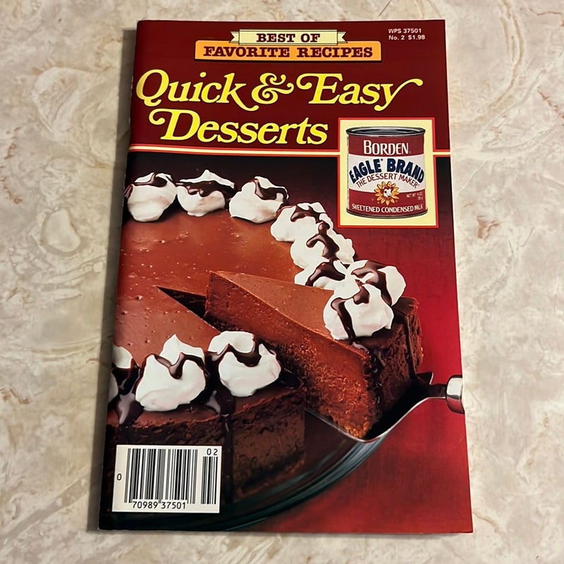 Vintage bundle of 6 dessert recipe booklets 