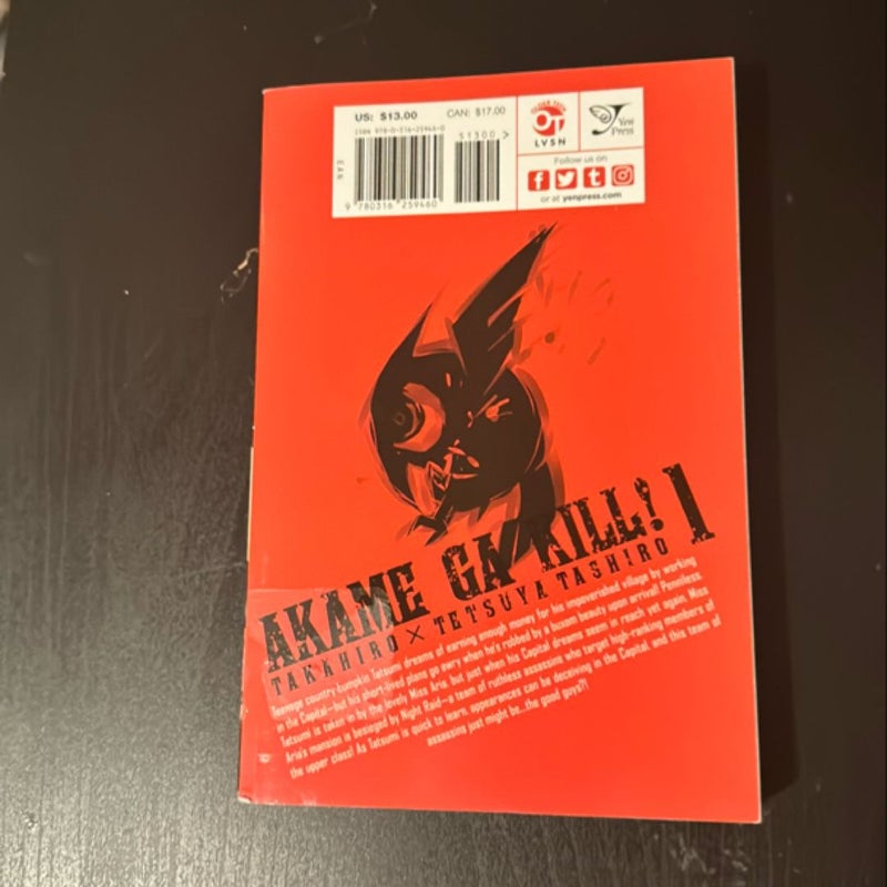 Akame Ga KILL!, Vol. 1