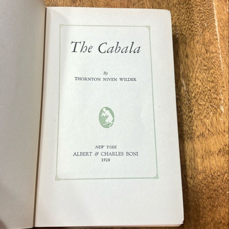 The Cabala (1928)