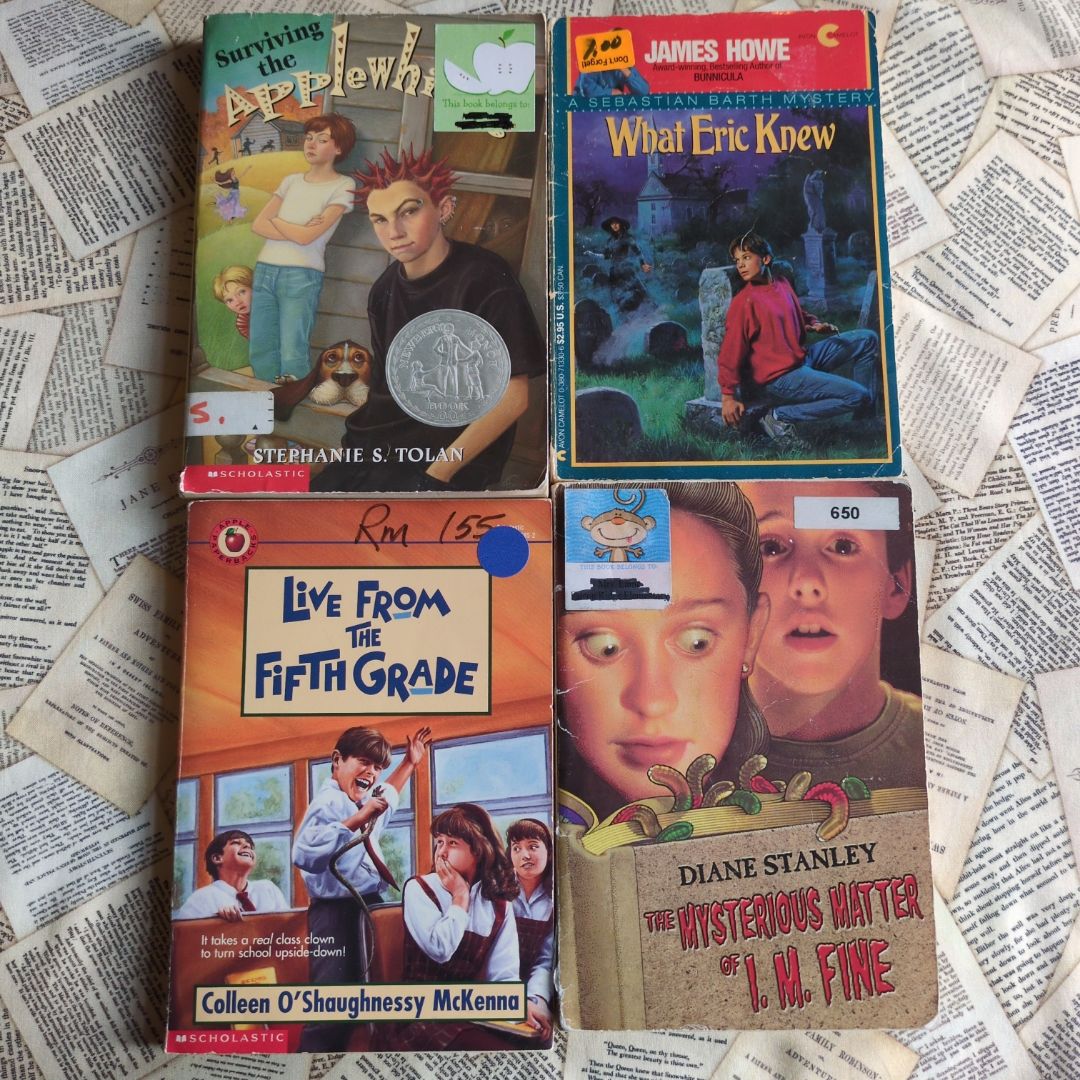 What Eric Knew; Surviving the Applewhites; The Mysterious Matter of I. M. Fine; Live From the Fifth Grade