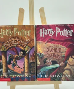 Harry Potter And The Sorcerers Stone & The Chamber Of Secrets Rowling,  Lot Of 2