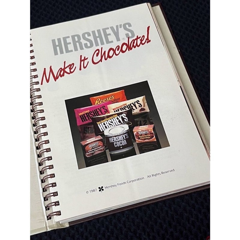 Hershey's Make it Chocolate! 1980s First Edition Over 160 yummy recipes