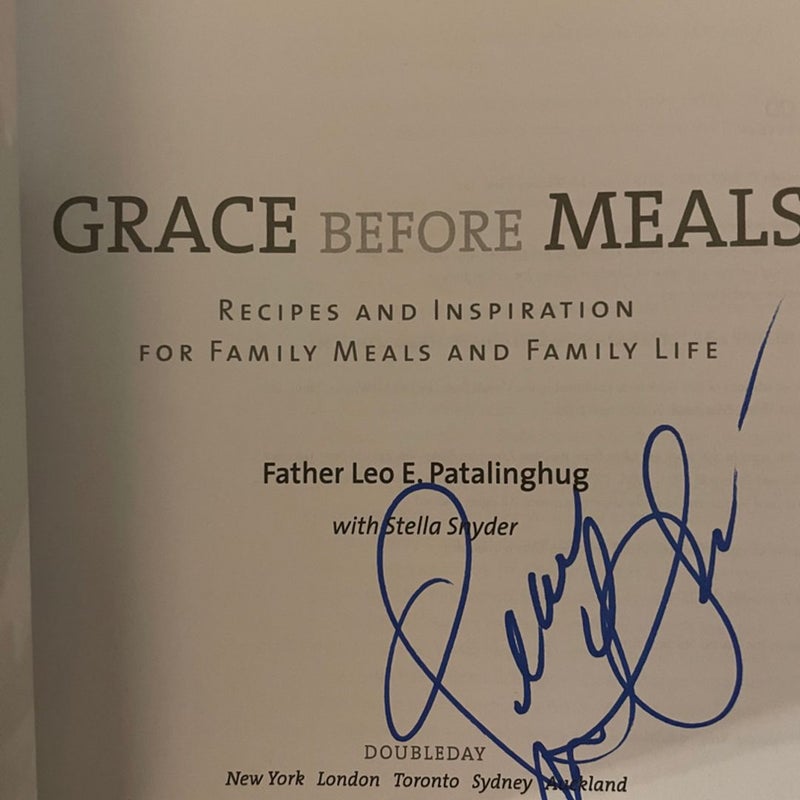 Grace Before Meals (Signed)