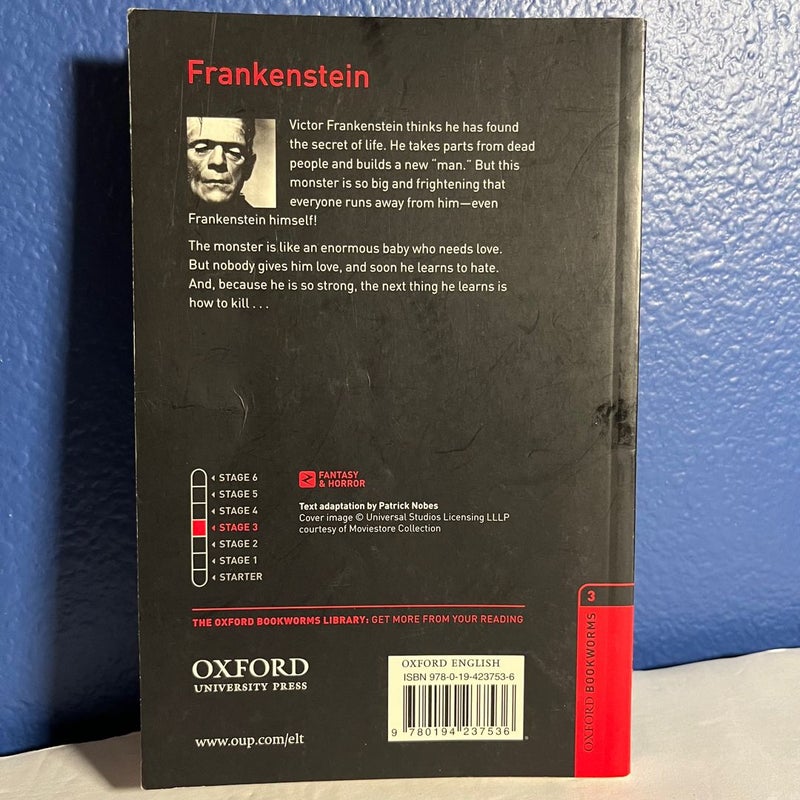 Oxford Bookworms Library: Frankenstein